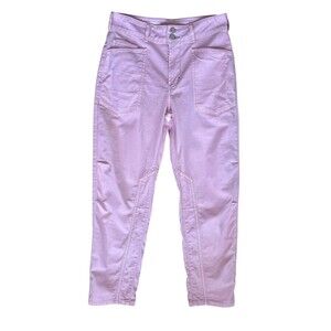 Anthropologie Pilcro Pink High Waist Straight Leg Jeans Women's Size 28 Pockets
